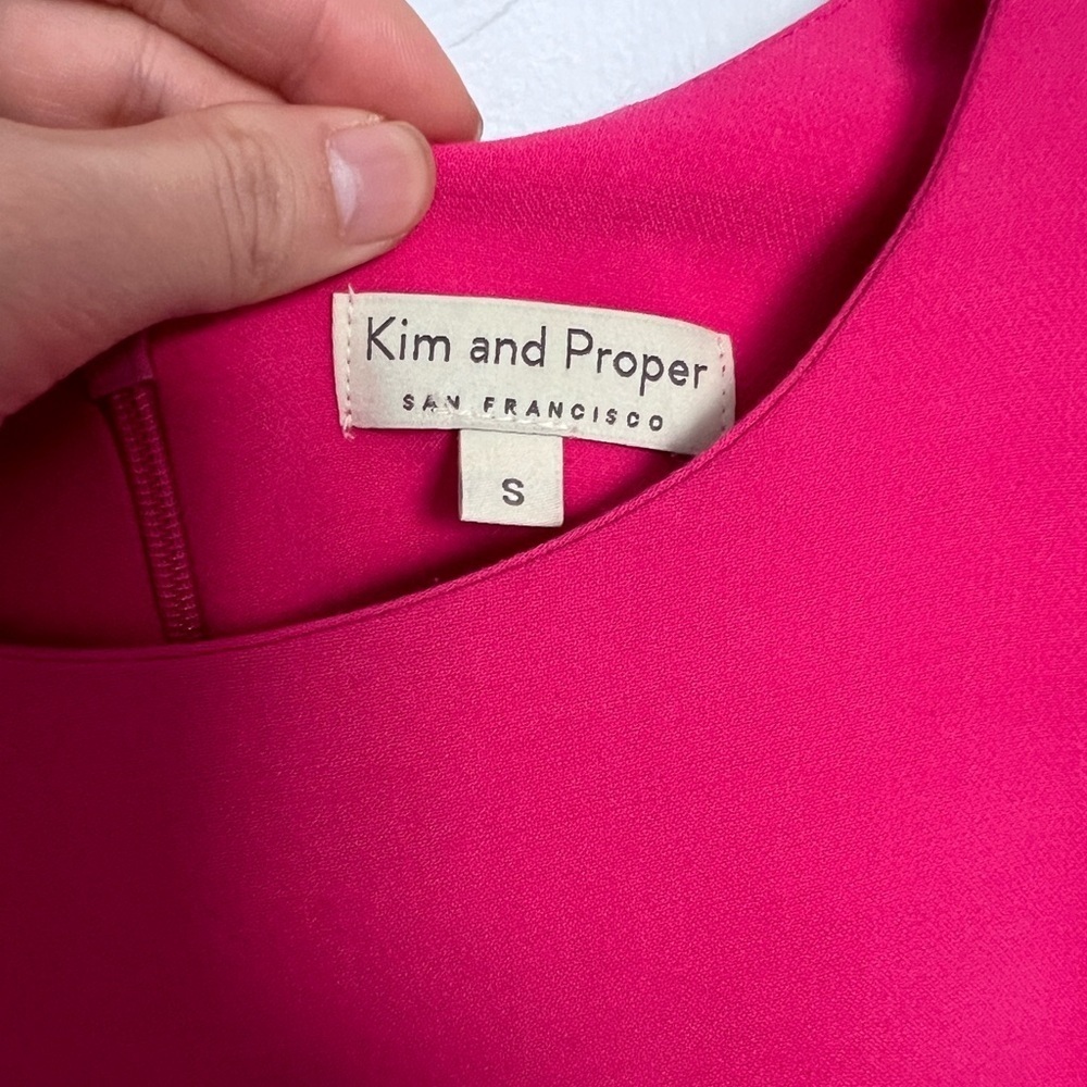 KIM AND PROPER San Francisco BELL SLEEVE PINK
DRESS - SIZE S - Picture 5 of 9